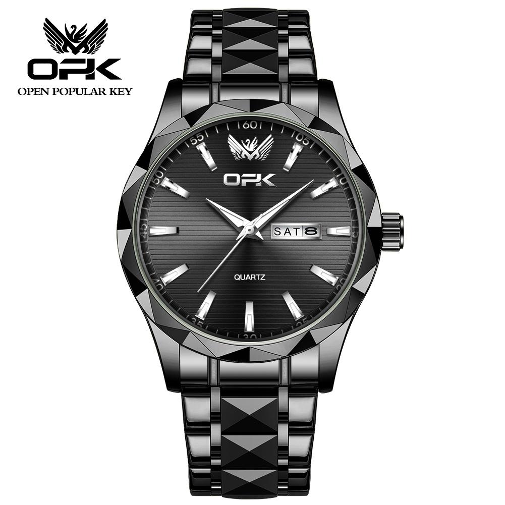 OPK brand popular waterproof men's quartz watch 8164