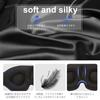 Silk Eye Mask for Sleeping, Made of Natural Silk, Suitable for Summer and Winter, Breathable, No Pressure, Light Blocking, Sleep Aid, Blindfold, Ultra