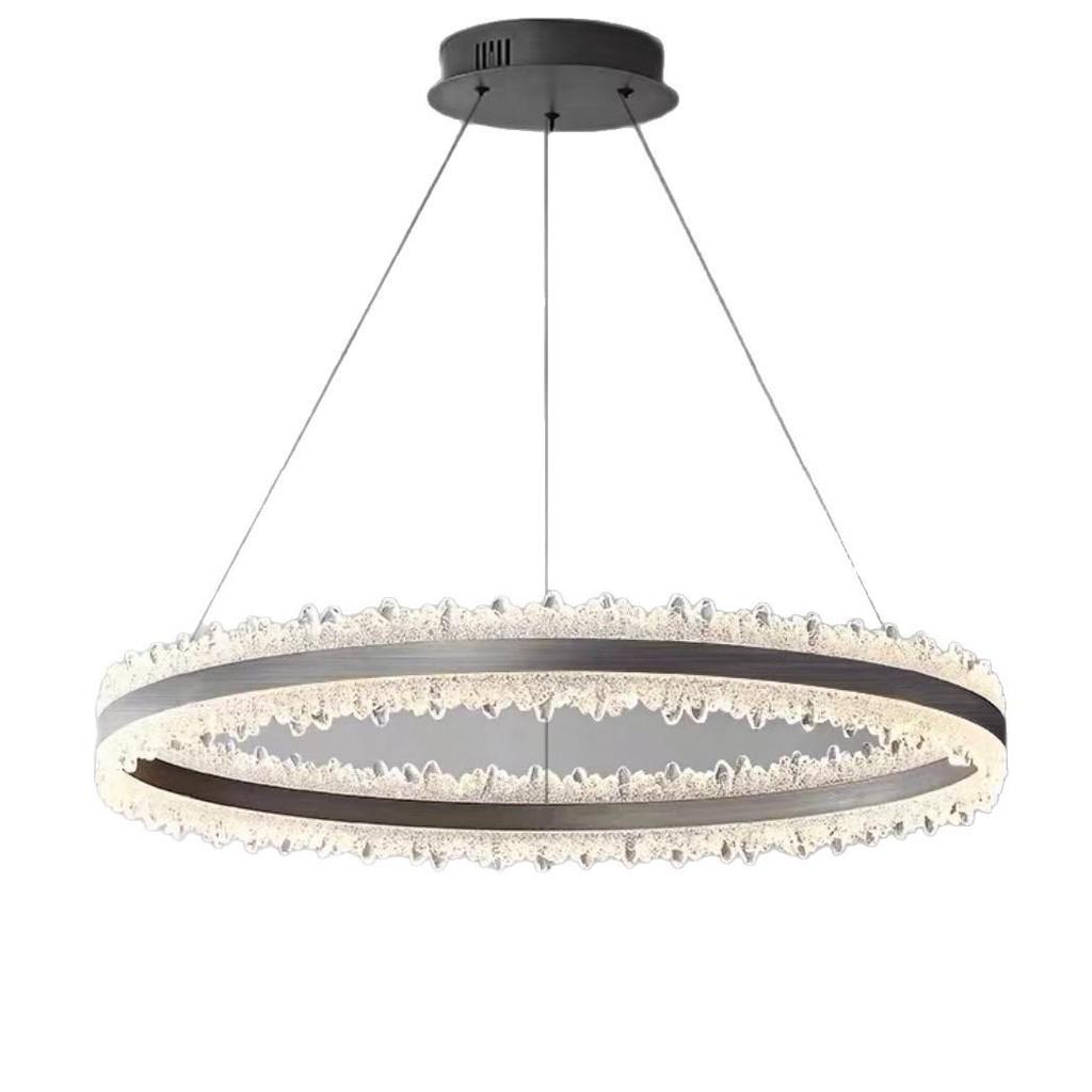 Italian Designer Chandelier: High-End, Modern Minimalist Light for Luxury Living Rooms, Hotels, and Restaurants.