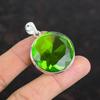 Faceted Peridot Pendant Handmade Jewelry Real Gemstone Pendant 925 Sterling Silver Pendant Amazing Pendant Gifts for Wife Brand New Jewelry