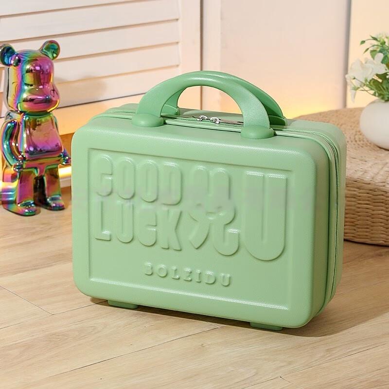 KANDEXS Candy Color Cartoon Mini Suitcase 14 inch