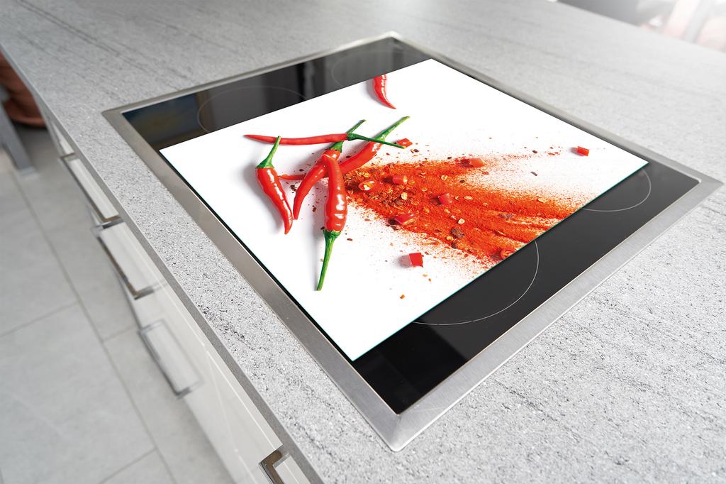 GLASS CUTTING BOARD 45x52 Chili