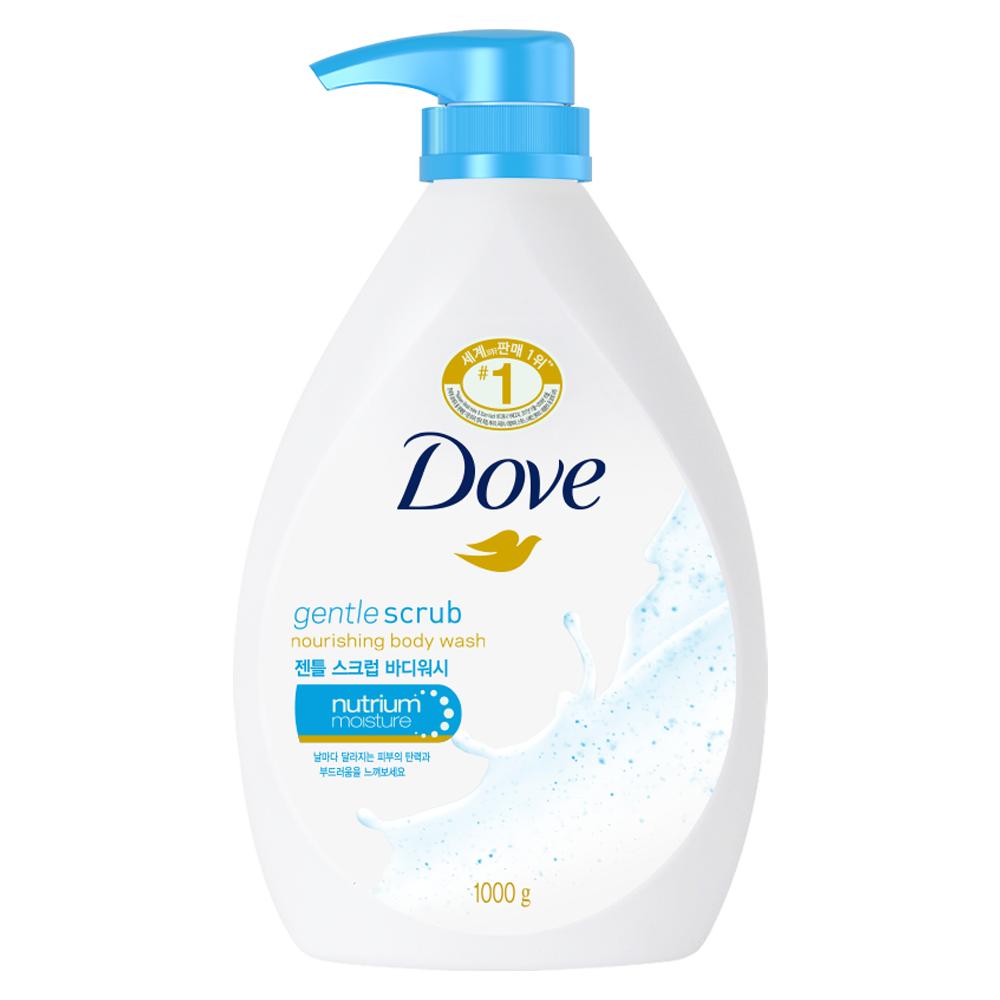 Dove Gentle Scrub Body Wash, 1L, 1 unit