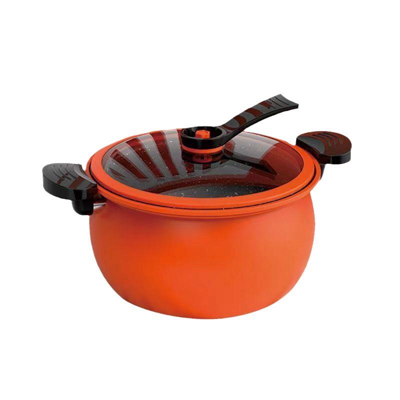 Chubby High-Capacity Induction/Gas Micro-Pressure Cooker & Soup Pot
