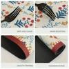 "chikawa" Cartoon Pet Dirt-resistant Food Mat Cat and Dog Rice Bowl Anti-slip Anti-scratching Easy To Clean Home Decoration Rug