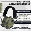 EARMOR M31 Tactical Electronic Shooting Earmuff Anti-noise Headphone Sound Amplification Hearing Protection Headset