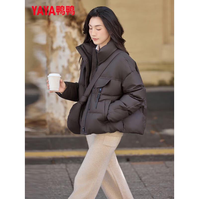

YAYA 2025 Женская теплая утолщенная куртка-пуховик со стойкой YE5B603865L L