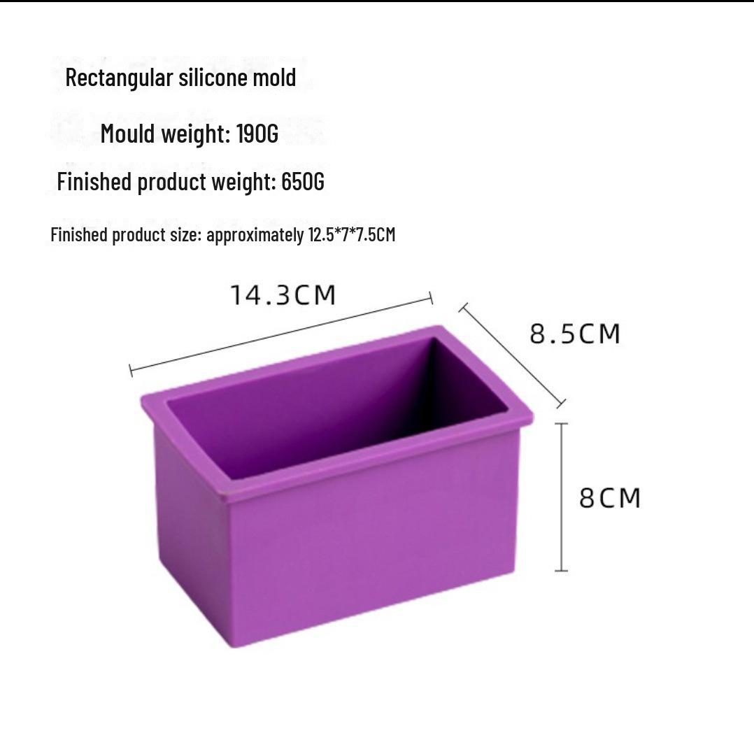 

Силиконовая форма для мыловарения холодным способом своими руками с крышкой (600г/1100г)