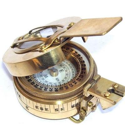 Brunton Brass Kompas chowany Kompas słoneczny Nawigacja morska Morski kompas magnetyczny