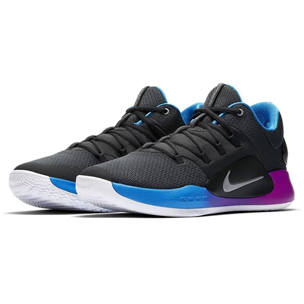 Nike Hyperdunk X Low Basketball Shoes Unisex Sneakers Black Blue Purple AR0464-004