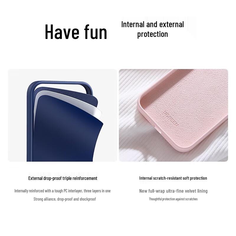 Ugreen Liquid Silicone Protective Case for iPhone 12/12 Pro