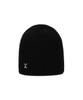 Bajal Va Curved Logo Waffle Beanie Black