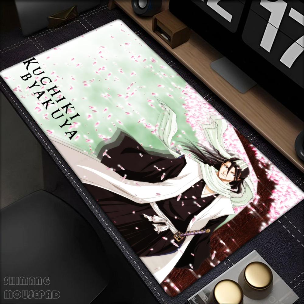 Heißes Bleichmauspad Anime Groß Kuchiki Byakuya Mauspads Manga-Panel Laptop Büro Gummi Weich Tisch PC Gaming HD-Druckmatte