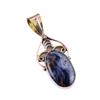 Natural Pietersite Gemstone 925 Solid Sterling Silver TwoTone Pendant 1.75" w7Q08