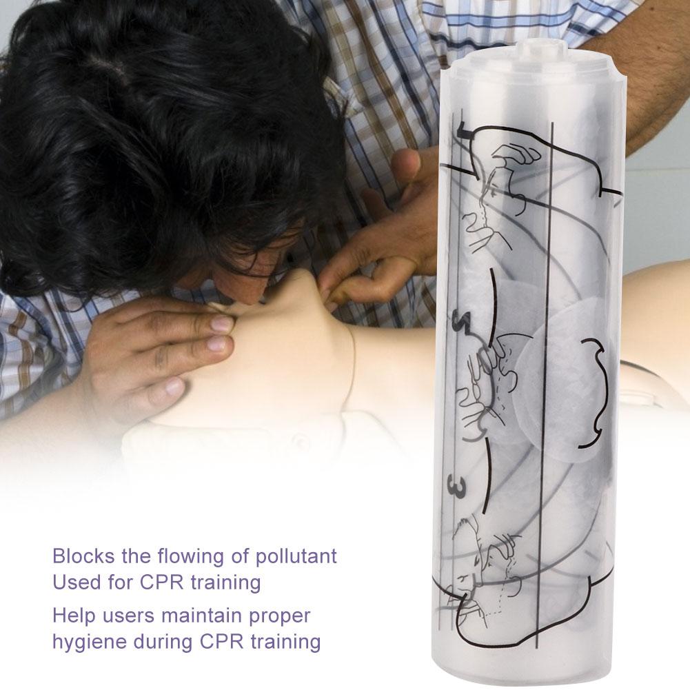 Disposable Mouth Breathing Training Artificial Respiration CPR Face Shield