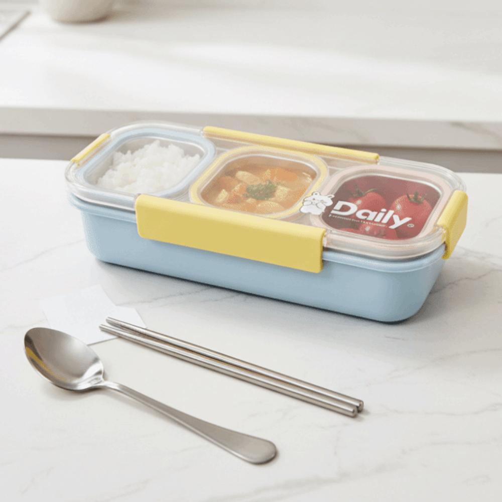 BPA Free Insulation Lunch Box Microwaveable Thermal Insulation Lunch Box  Portion Control