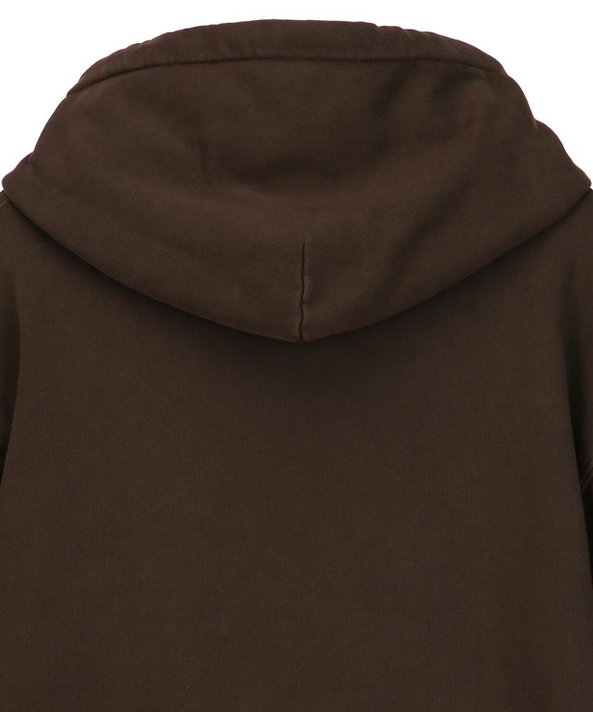 Washed Essentials Hoodie Dark Brown Iets5F202W3