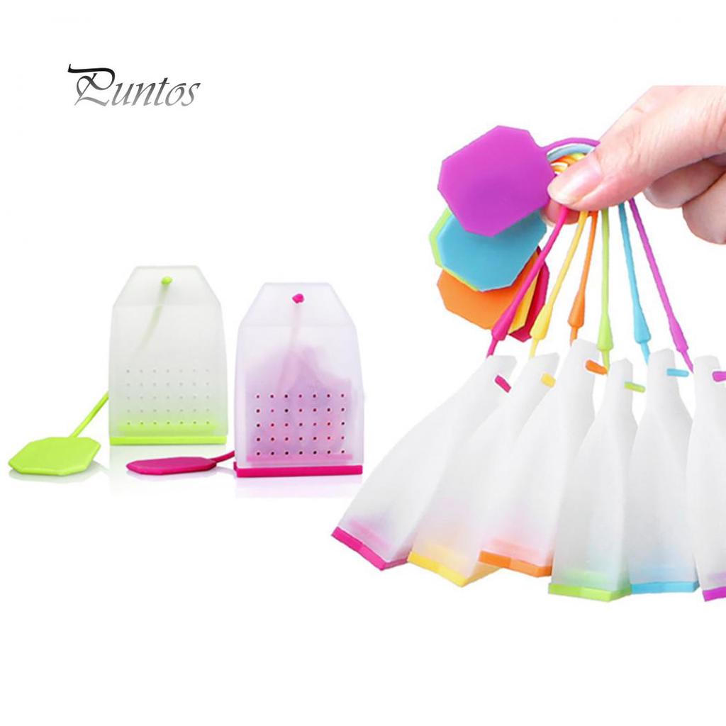 2Pcs Loose Leaf Tea Infusers Tea Bag Herbal Spice Strainer Filter