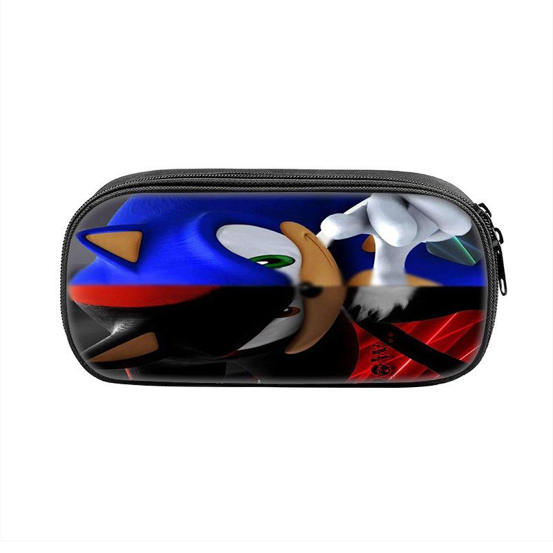 3D Sonic the Hedgehog Pencil Box for Kids - Primary School Stationery Bag