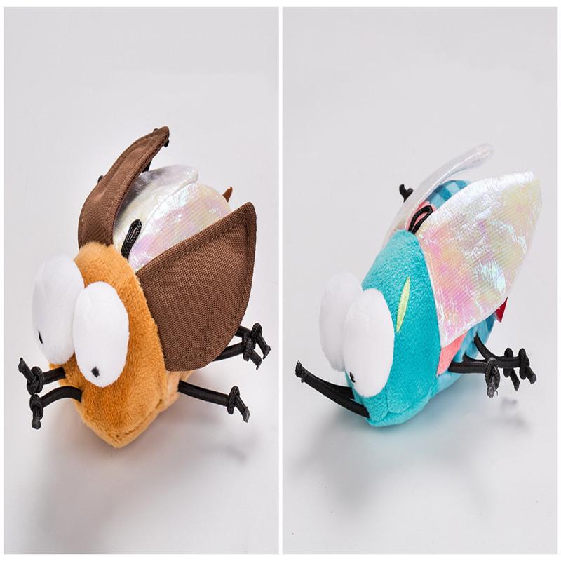 Soft Plush Insect Cat Toy Stimulating And Entertaining Various Colors Lightweight 100g