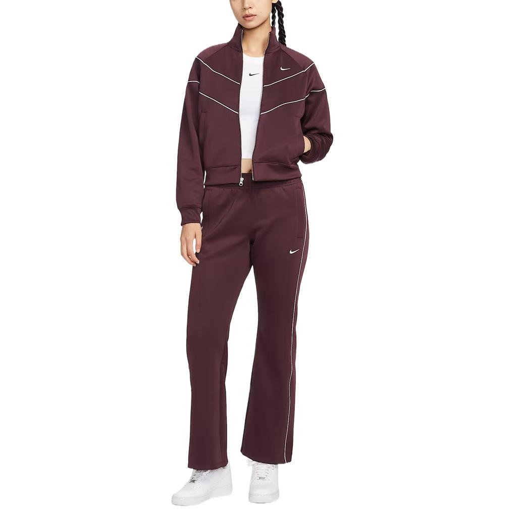 Nike Sportswear Windrunner Swoosh Slim Fit Solid Color Elastic Retro Knit Sports Pants Women pants HJ1017-652