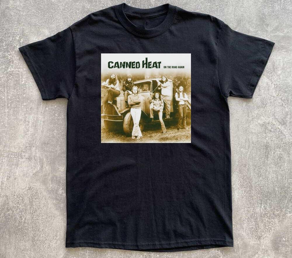 

On the Road Again Canned Heat Black Cotton Shirt Full size S5XL T483 Unisex T-Shirt S
