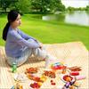 Beach Mat Waterproof Picnic Outdoor Sleeping Pad 2 Person Large Foldable Lightweight Sandproof For Camping and Hiking
