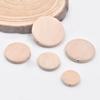 20ks Ploché Okrúhle Prírodné Drevo 15mm 20mm 25mm 30mm 35mm 40mm Voľné Korálky pre DIY Remeslá Drevené Výrobky Šperky Náramok Výroba Doplnky