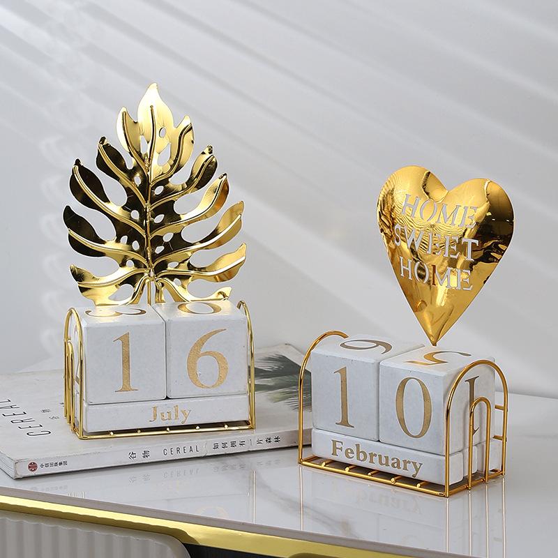 Creative Calendar Mini DIY Desktop Calendar Office Desktop Decoration Holiday Decoration Calendar Flip Date Table Calendar Decor