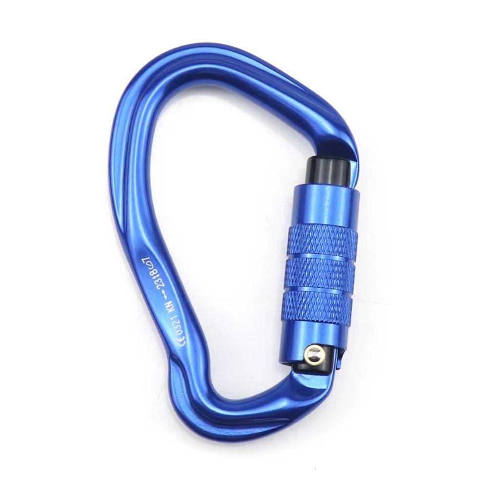 Pear-shaped Professional Carabiner 23KN Outdoor Sports Buckle  Outdoor Camping