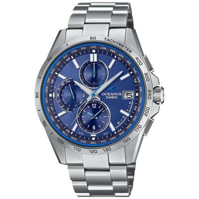 Casio Oceanus OCW-T2600-2A3JF Men's Watch, Silver/Blue