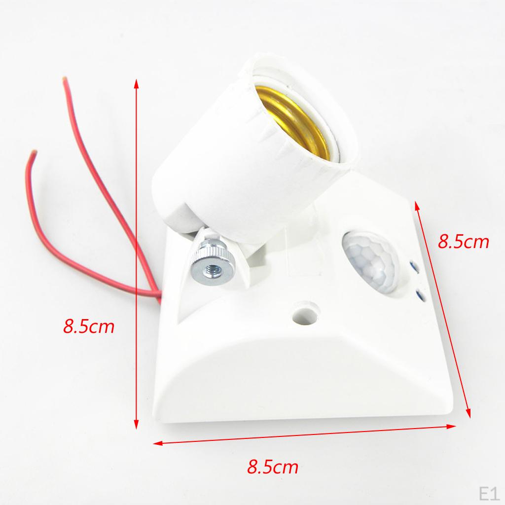 E27 Motion Sensor Lamp Automatic Light Holder Body Switch