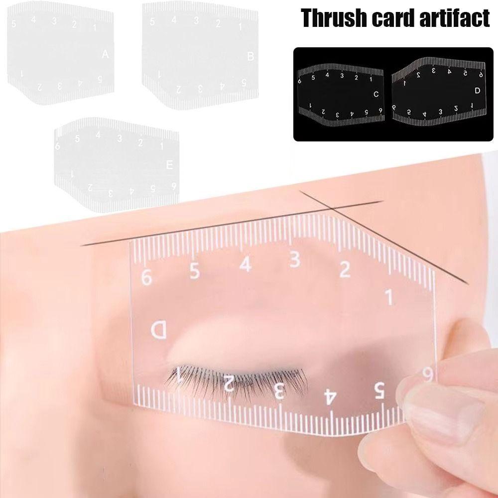 5Pcs Flexible Rulers Eyebrow Mapping Ruler Reusable Eye Makeup Tools  Eyebrow Tattoo Design