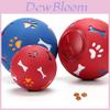 Rubber Dog Puzzle Toy Ball Tough Food Dispenser Interactive Bite-resistant