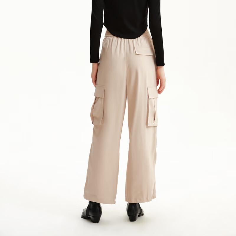 VEROMODA Women's Cropped Cargo Casual Pants