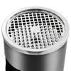 Floor standing ashtray bin 30 L steel gray