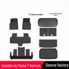 Custom TPE Full Surround Foot Pads for Tesla Model Y - Complete Interior Modification Accessories Set