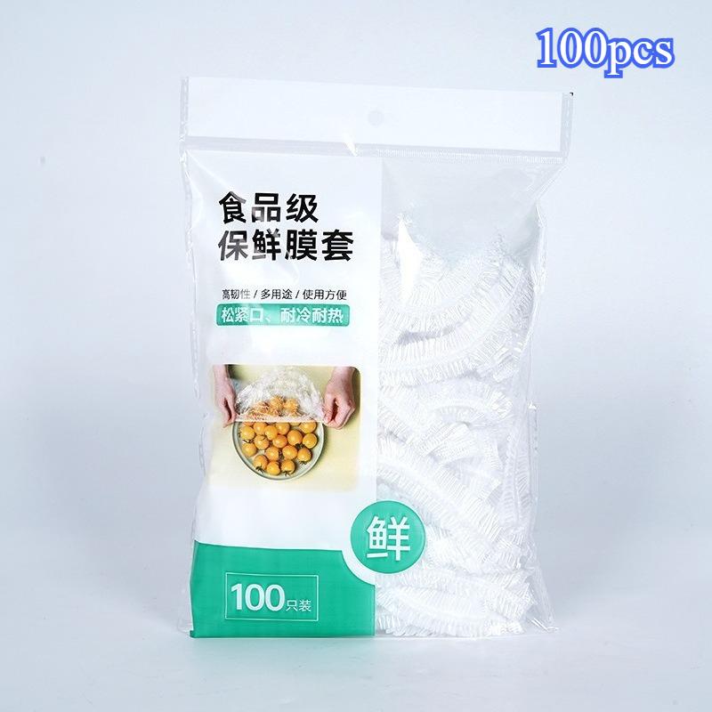 

100/500 pieces of thickened food grade cling film - leak proof and odor proof, suitable for bulk storage Stretching length 36