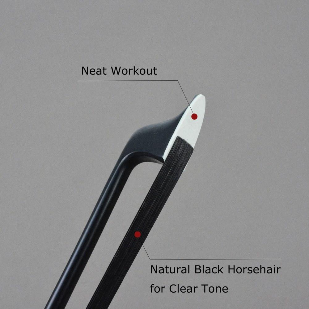 VINGOBOW Carbon Fiber Cello Bow Black Horsehair