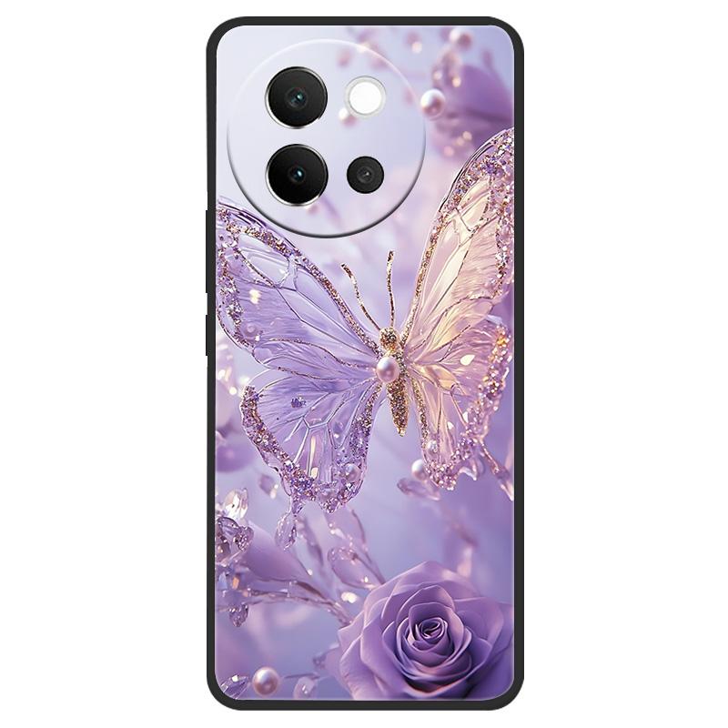 For Vivo V40 Lite 5G Case Marble Soft Matte Silicone Back Cover For Vivo V40 Lite V40Lite Full Coverage Phone Shell 6.78" Coque