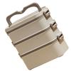 3 Layer Lunch Box 304 Stainless Steel Stackable Portable Large Capacity   Box for Kids Adults Students