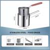 Extra Thick Stainless Steel Deep Fryer Pot Multifunctional Frying Pan For Fried Chicken Egg Oil Drain Noodle Induction Gas Stove