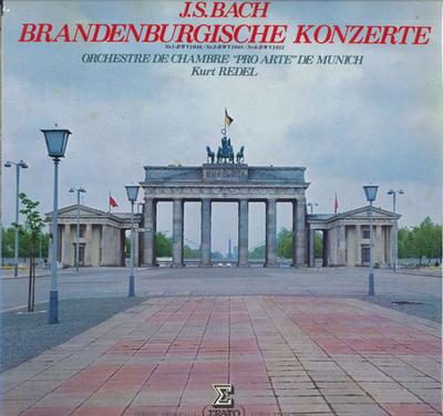 LP Record KURT REDEL, ORCHESTRE PRO ARTE DE M - Bach: Brandenburg Concerto Nos.1, N E1004 ERATO 1979 Japan Classical Used