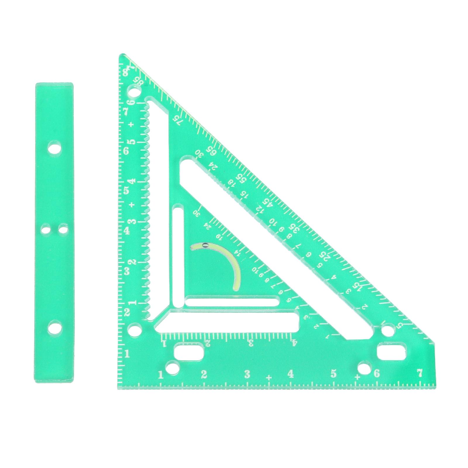 

Стропильный угольник с блоком Bubble Jig Пластиковая линейка для позиционирования Стропильный угольник Инструмент для столярных работ