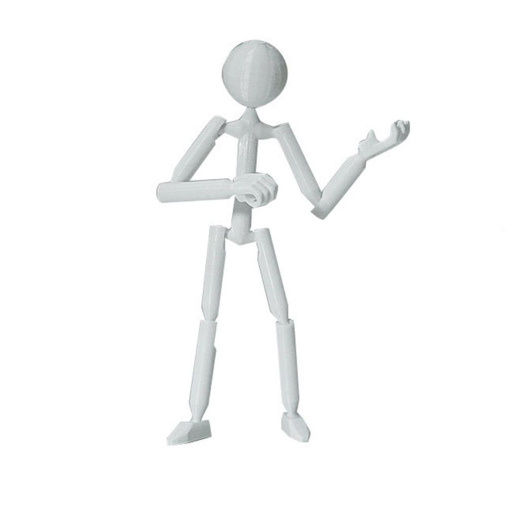 Movable 3D Printed Mannequin 3D Printing Stickman Assembled Robot Parent-children