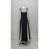 Frühlings-Color-Block-Maxikleid mit Spaghettiträgern, V-Ausschnitt, Hohe Taille, Fließender Saum mit Großer Weite, Langes Kleid, Elegantes Schmal geschnittenes Urlaubs-Abendparty-Sonnenkleid