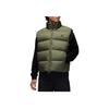 Flight Stand Collar Comfortable Warm Windproof Waterproof Solid Color Down Vest Men Vests Dark-Olive Black IF4261-222