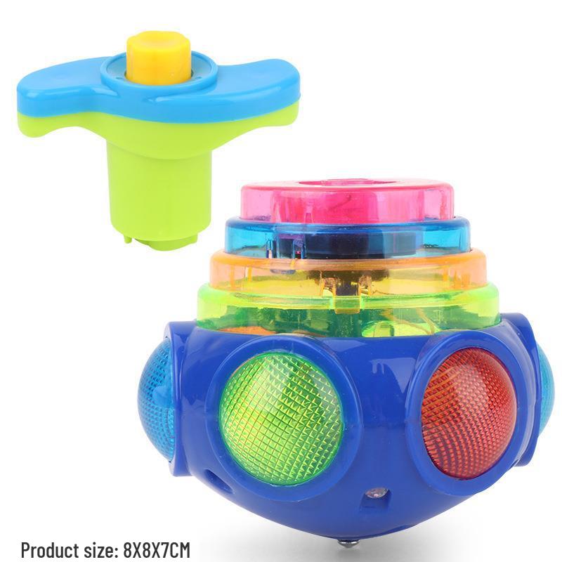 Kids' Light-Up Music Spinning Top