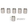 10Pcs 22mm Threaded Insert Reducing Nuts, M16 X 2 Female To M20 X 2.5 Male Repair Insert Nut Thread Nut Conversion Kit Stainless Steel