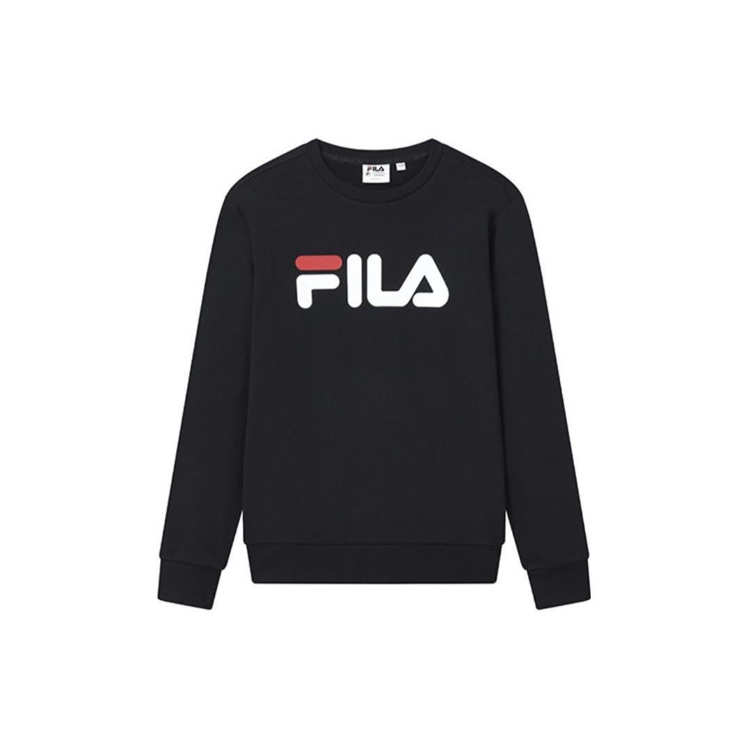 FILA Sweatshirts Unisex Legend Blue Crew Neck Moderate Regular F51U344231A-NV S